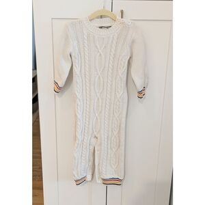 Hudson Bay Cozy Cable Knit Baby One Piece